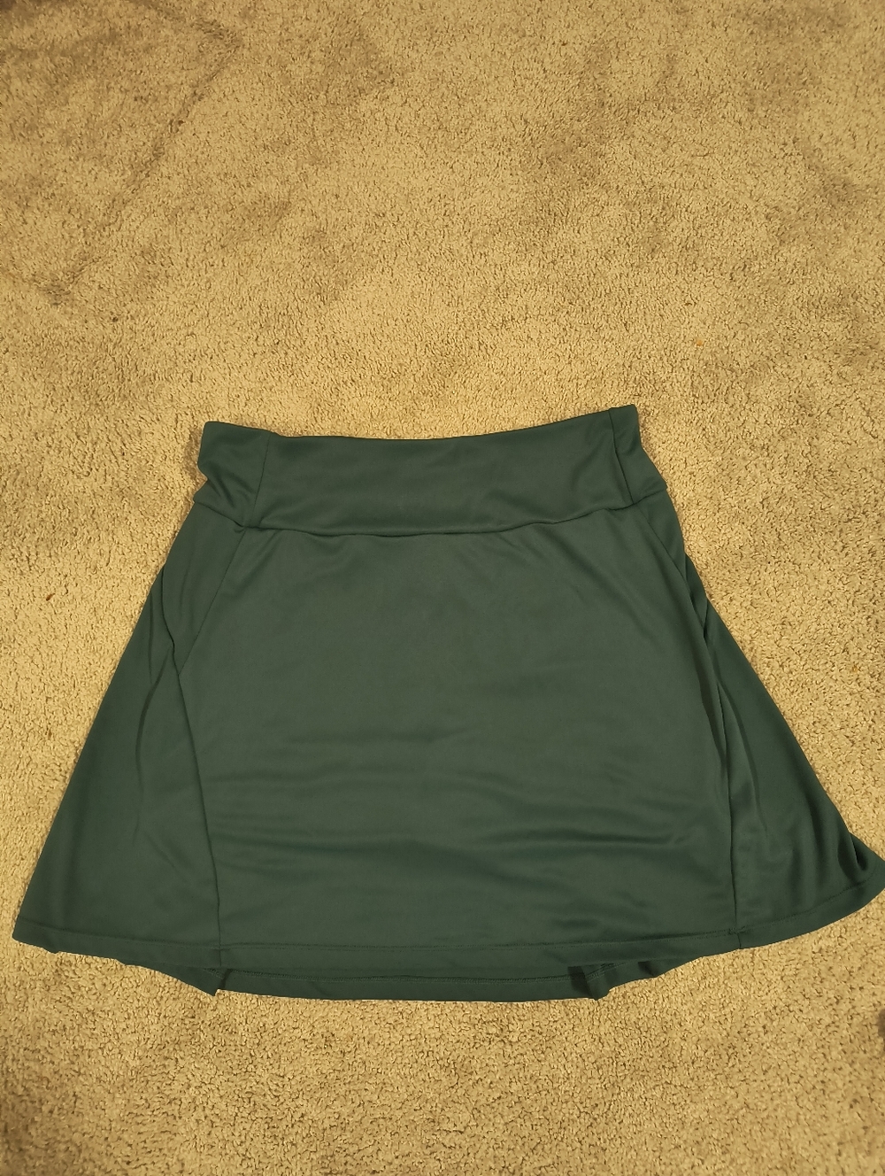 Baleaf Dark Green Circle Skater Skirt